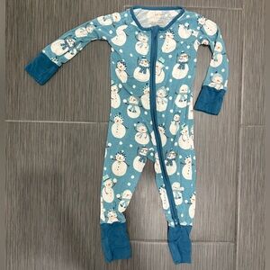 Little Sleepies Snowman Zippy 6-12m